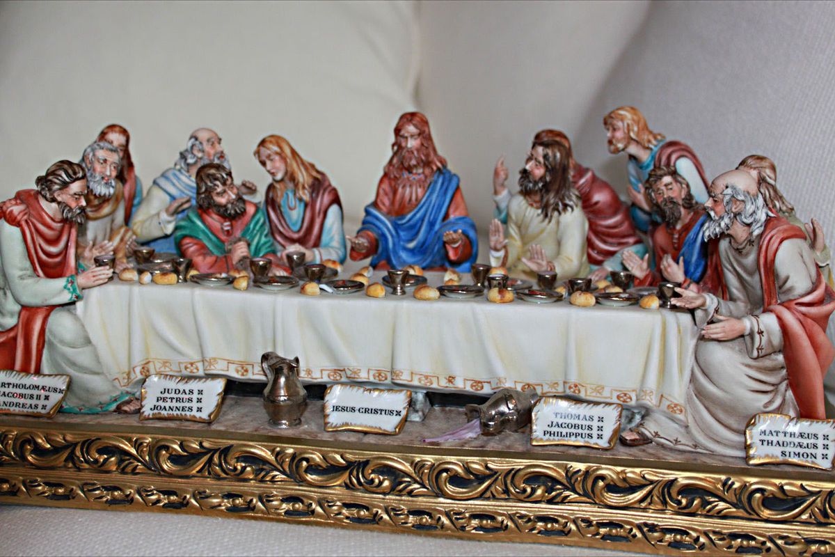 The Last Supper by Cortese Capodimonte Porcelain Limited Edition Capo