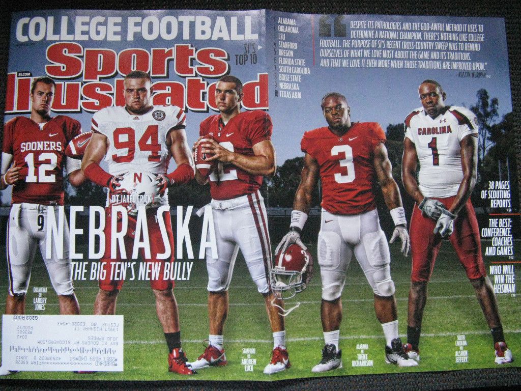 Sports Illustrated Jared Crick Nebraska Ou Alabama F O