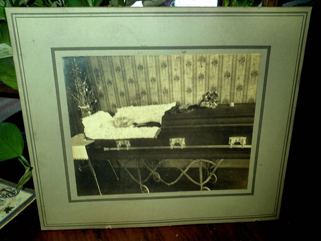  Victorian Age Post Mortem Cabinet Photo Erskine Crookston MN