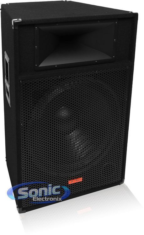 Patron PSS2500 Single 18 2 Way DJ Loudspeaker System w 2 way Crossover