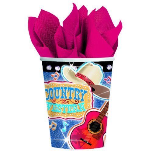  packages of Country Western Cowboy Theme Birthday Beverage Cups Party
