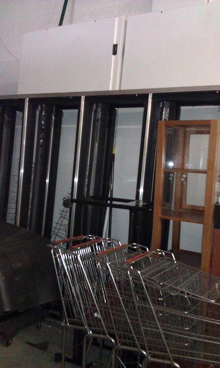 Used 12 Glass Door Walk in Cooler $700 per Door