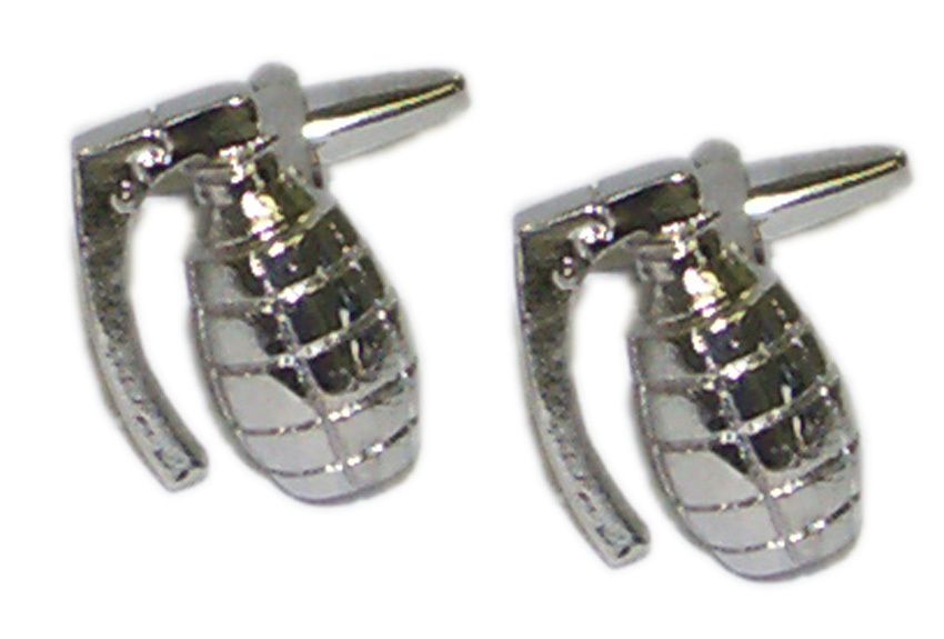  Hand Grenade Cufflinks in Gift Box