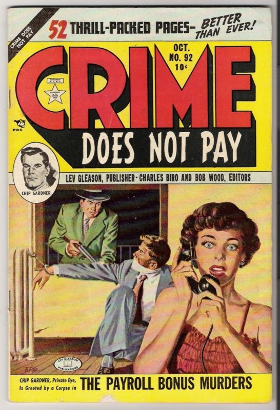  Crime Does not Pay 92 VG 4 0 Charles Biro 1950