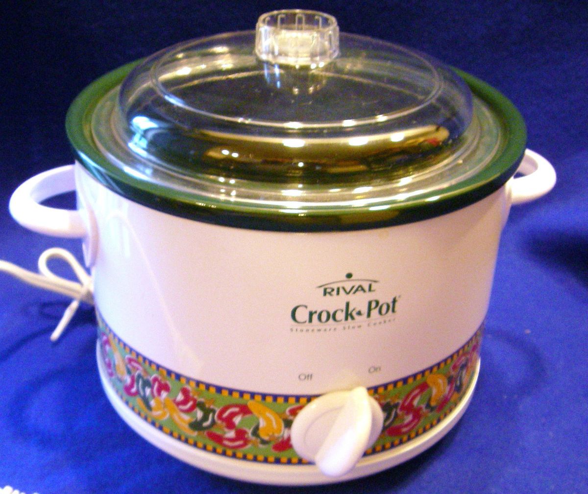 Rival 2 Quart Stoneware Crock Pot Slow Cooker Model 3122