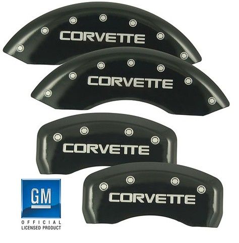 accessories for all corvettes c4 corvette brake caliper cover black