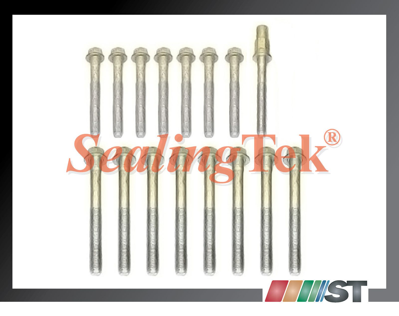 96 09 GM 3 1 3 4 3 5L V6 OHV 12V Cylinder Head Bolt Set Kit Engine