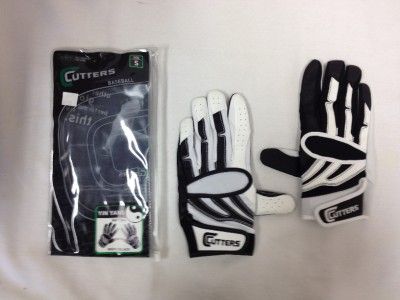 New Cutters Yin Yang O18YY Batting Glove Baseball Softball Mens Small