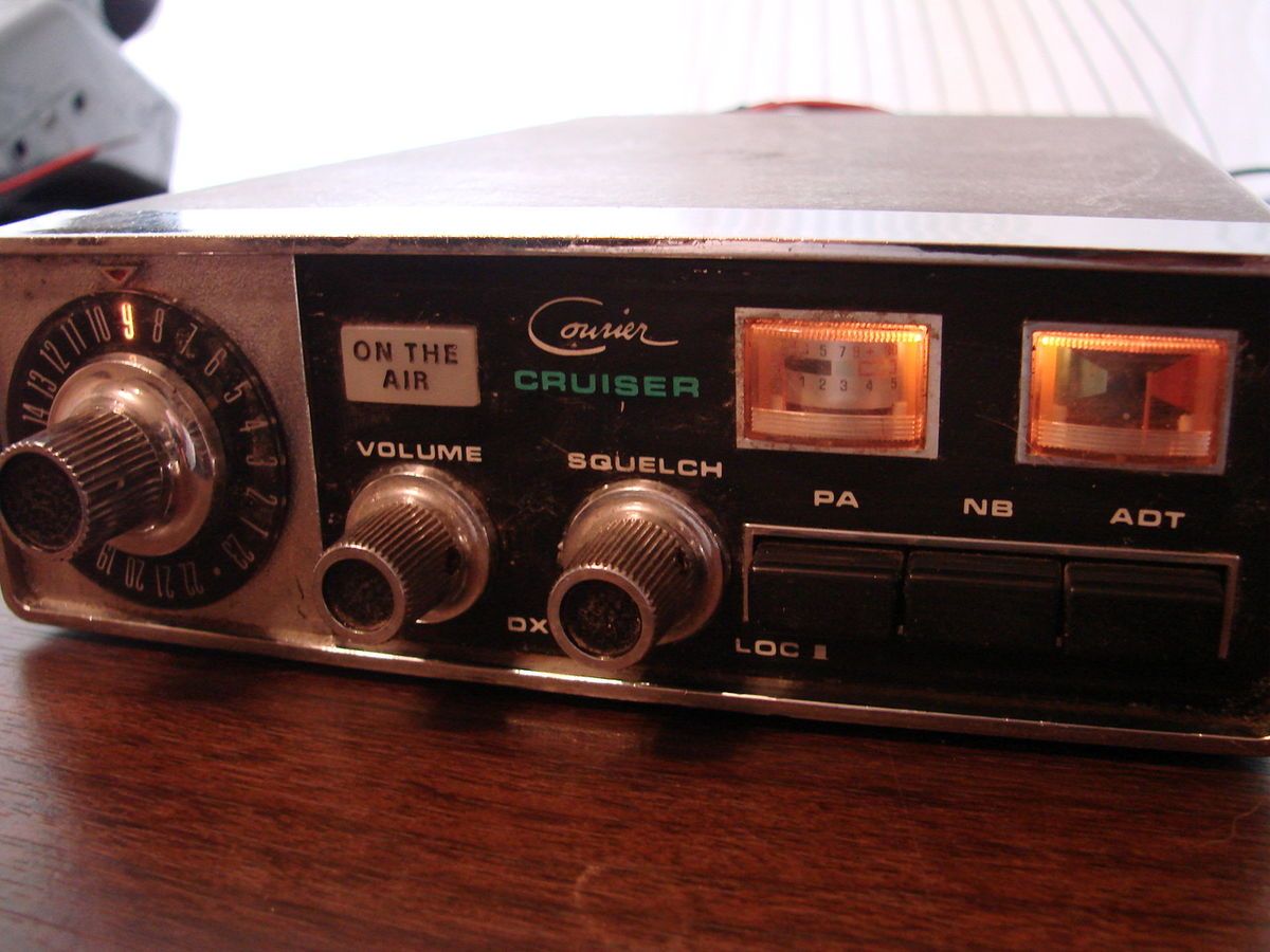 Vintage Carrier Courier CB Radio Cruiser