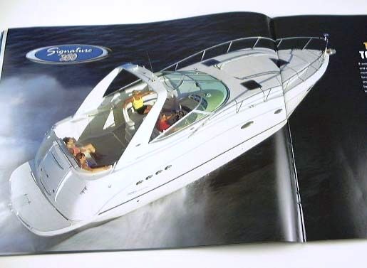 2001 01 Chaparral SIGNATURE CRUISER Boat BROCHURE