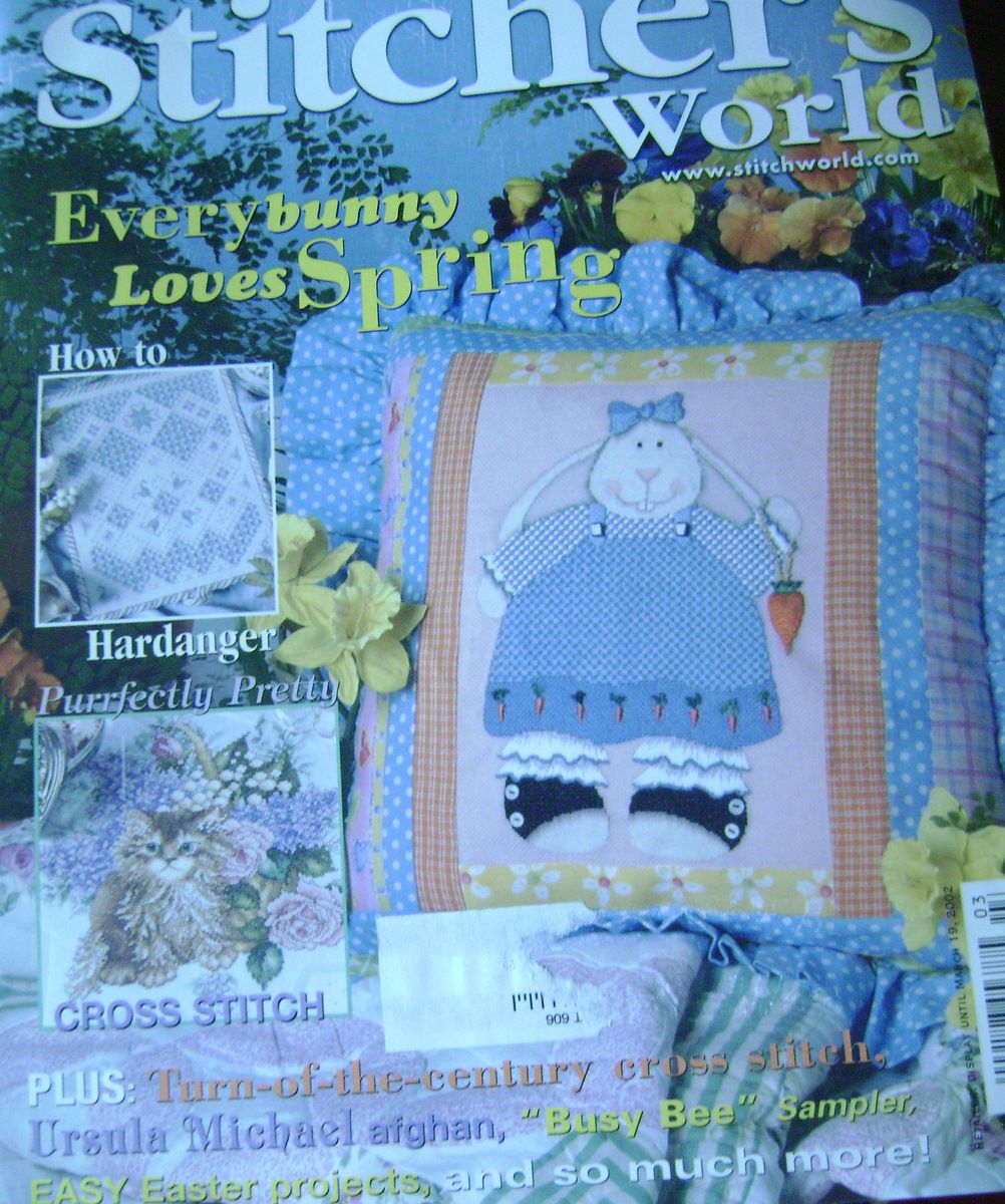 Stitchers World cross stitch magazine March 2002