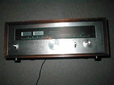 KENWOOD KT 6500 AM FM STEREO TUNER PRO SERVICED WOOD CABINET WORKS