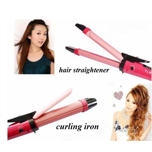  Heat Ceramic Anion Hair Straightener and Curling Iron 110V 220V