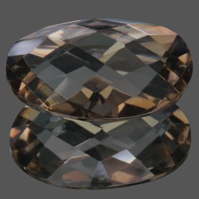 40ct 14 x 10 mm SI Dark Chocolate Color Loose Smoky Topaz Oval Shape