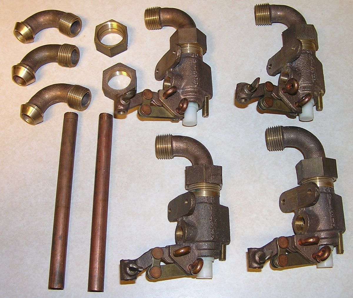 Junk Drawer Lot Of 4 Curtin 160 Fill Valve Top Feed Supply Ballcock