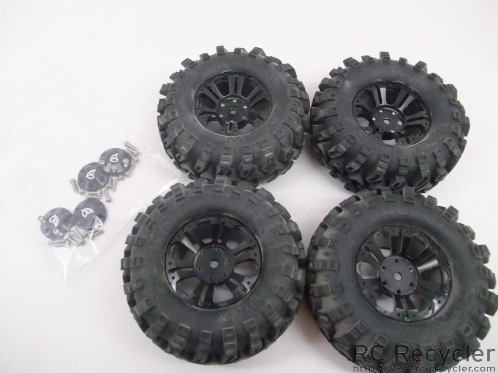 RC4WD Cyclone 1 9 Wheels RC4WD Rock Stompers Tires Scale Rock Crawler