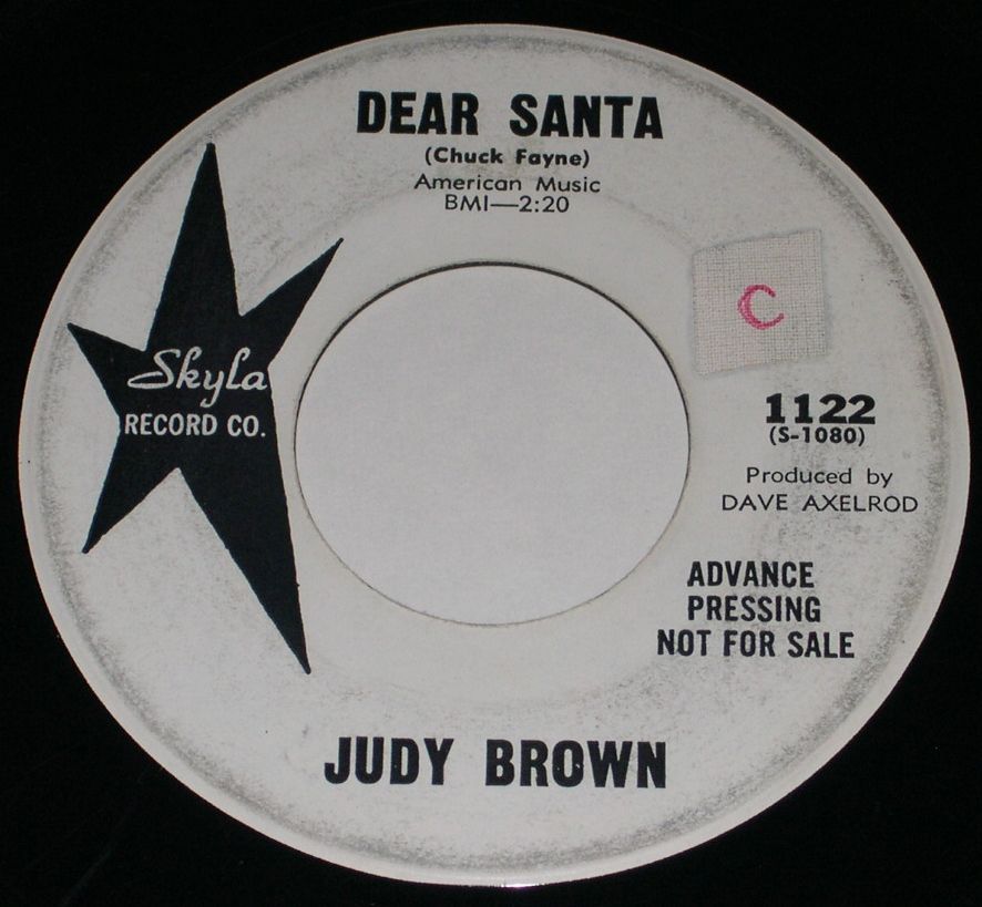  ~Dear Santa/Christmas Wedding Day~HEAR 1961 PROMO 7 David Axelrod