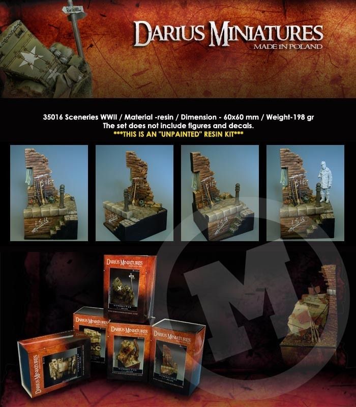 Darius Miniatures 1 35 Vignette Base 35016