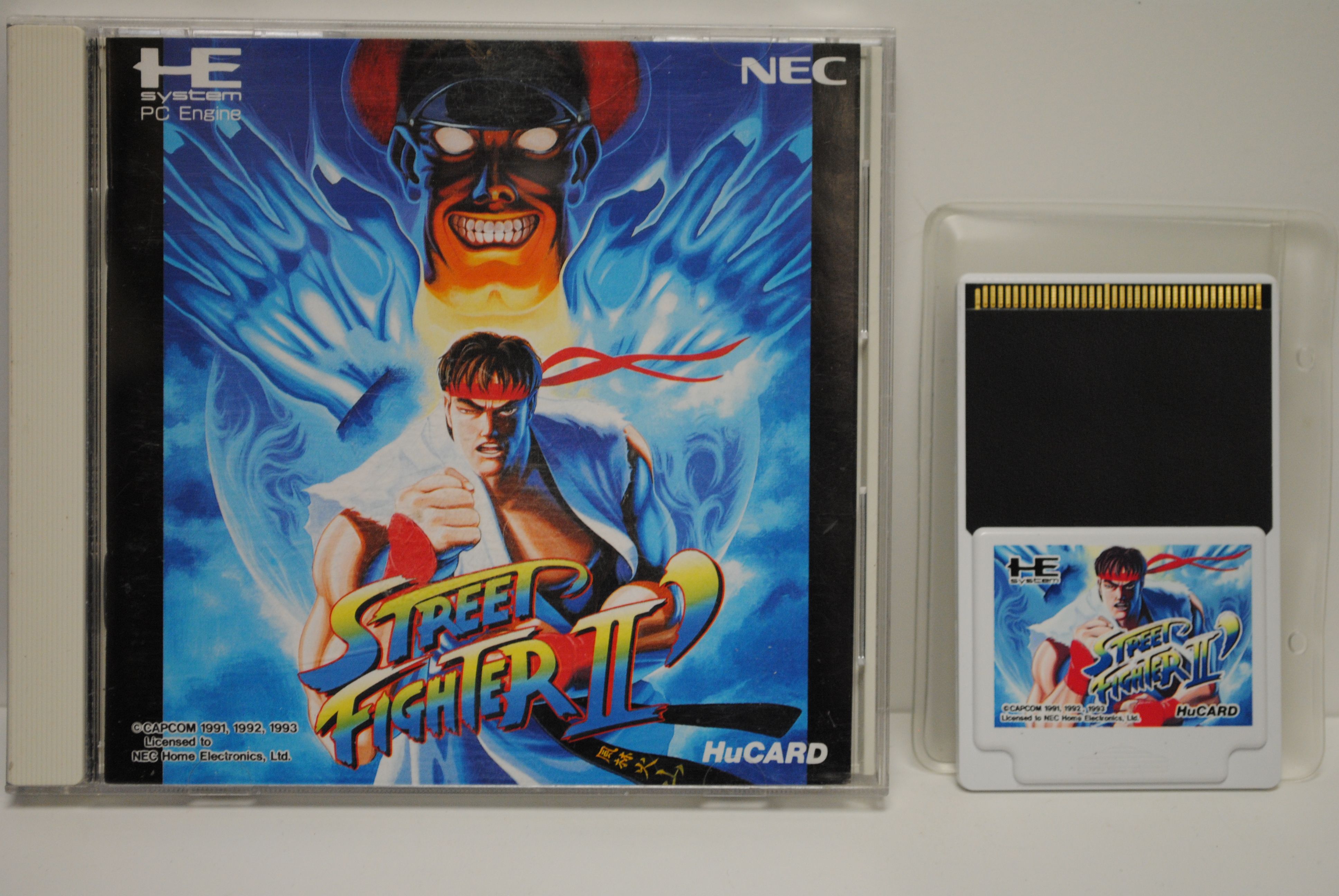 street fighter ii pc engine complete in jewel case