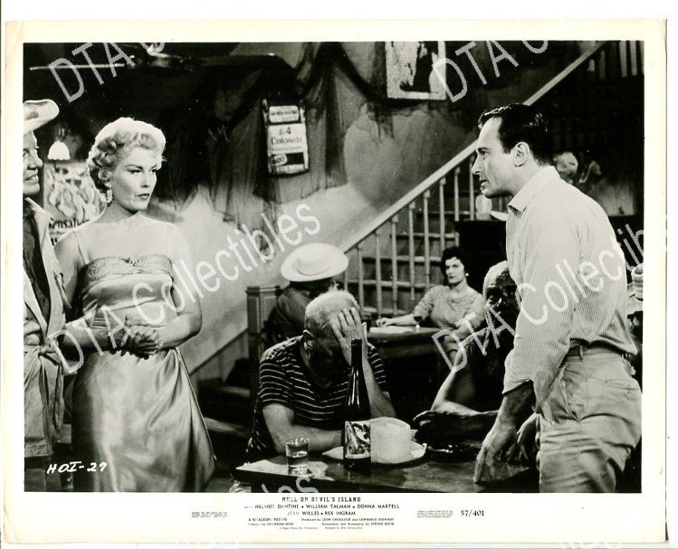  Island 1957 8 x 10 Still Crime Drama Wiles Dantine Talman VG VG