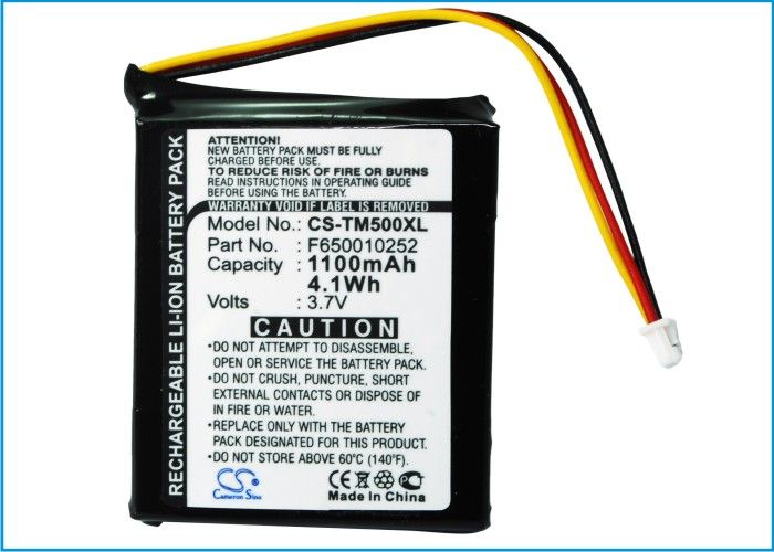 1100mAh Battery TomTom One XL Europe Dach TML Rider NVT2B225 – in