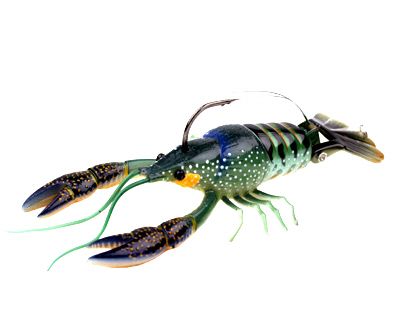 River2Sea Larry Dahlberg Clackin Crayfish Blue Olive Without Weedguard