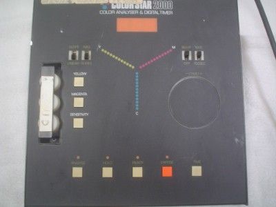 Colorstar 2000 Darkroom Color Analyzer w Prob Darkroom Developing