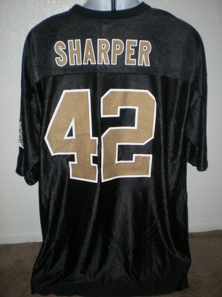 New Irregular Darren Sharper 42 New Orleans Saints Mens XXLarge 2XL