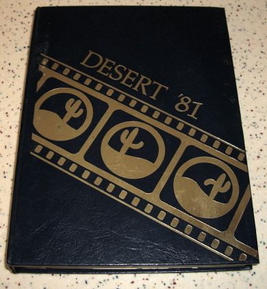 University of Arizona Desert 1981 Yearbook U of A Dan Freeman