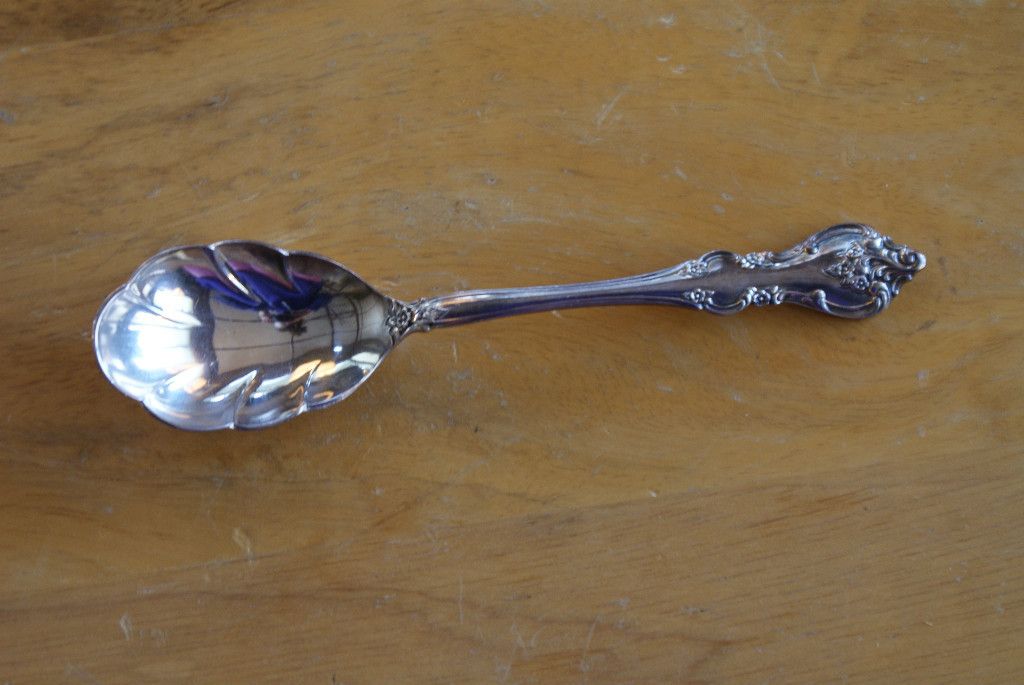  Silverplate International Deep Silver Delicato Sugar Spoon 1971