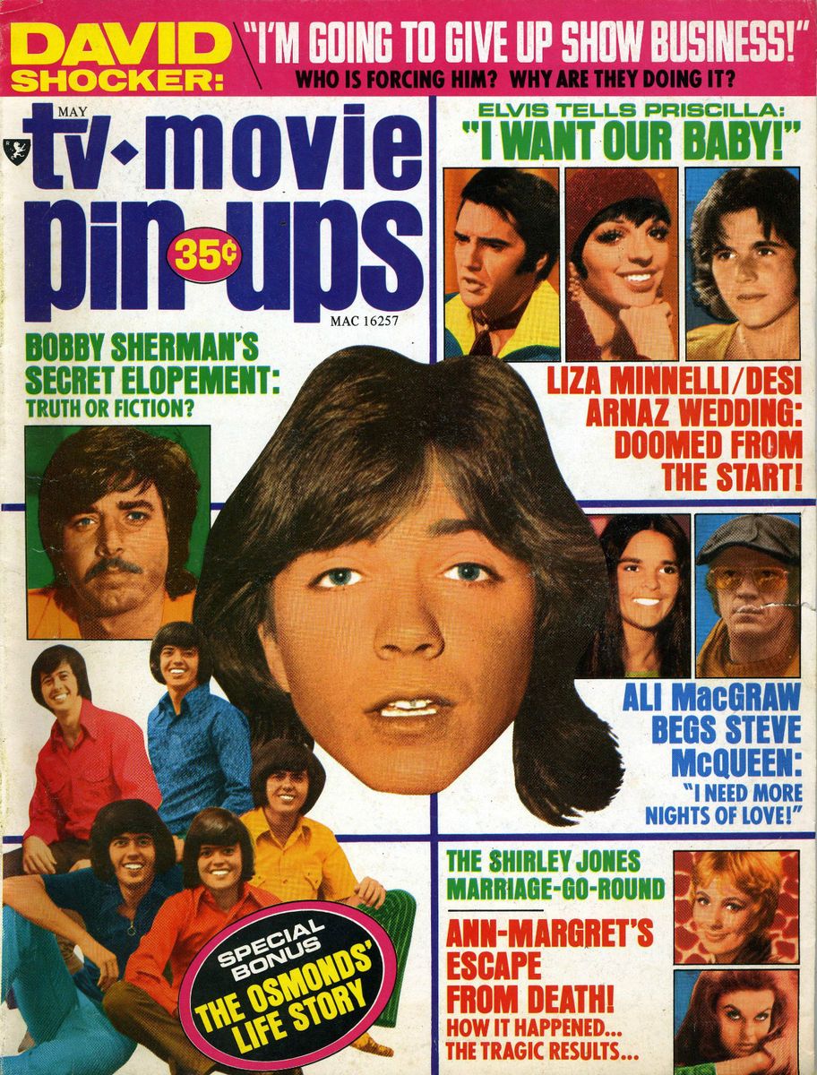 MOVIE TEEN MAGAZINE DAVID CASSIDY ANN MARGRET OSMONDS RAQUEL WELCH