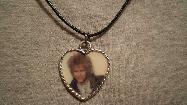 Labyrinth David Bowie Jareth Retro Glam 80s Necklace Fantasy Goblin