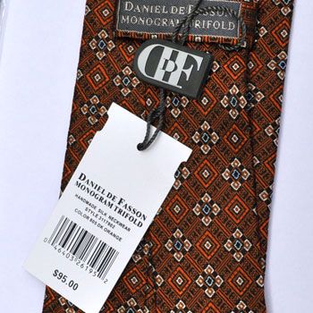 Daniel de Fasson Sevenfold 31 Ties $2945 MSRP Wholesale