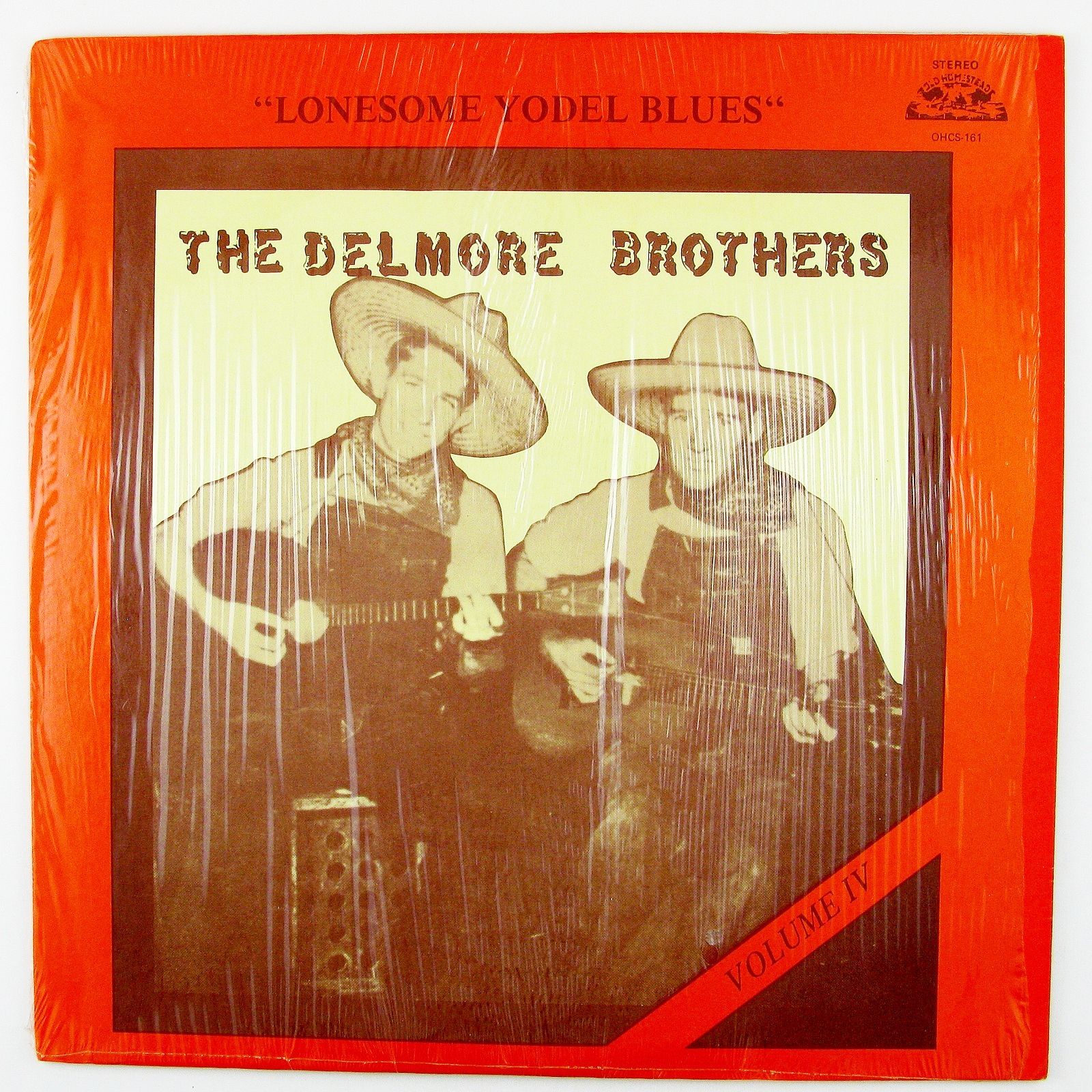 Delmore Brothers Volume IV Lonesome Yodel Blues LP NM NM