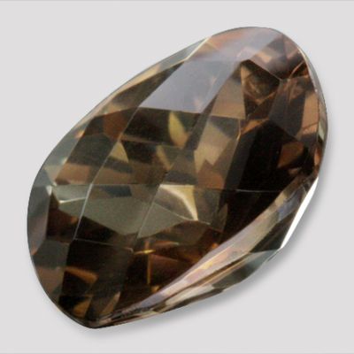 80 CTW 8x8 mm Cushion Cut Dark Chocolate Color Smoky Topaz SI Loose