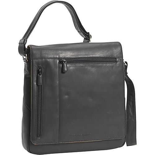 Derek Alexander Unisex Flap Urban Bag Blk Buff