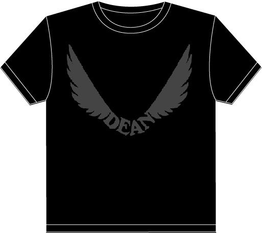 NEW DEAN GUITARS CUSTOM WINGS LOGO T SHIRT STRAIGHT FROM DEAN   L, XL