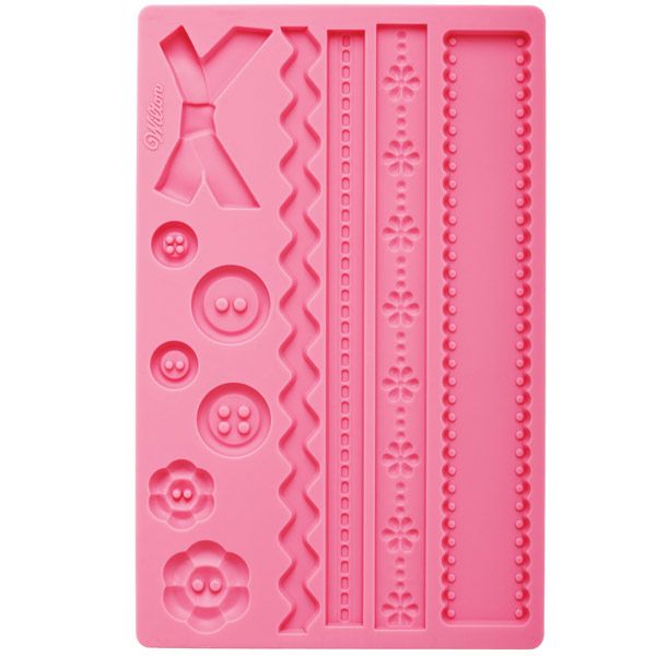 Wilton Fondant or Gum Paste Cake Decorating Mold 4 Aval