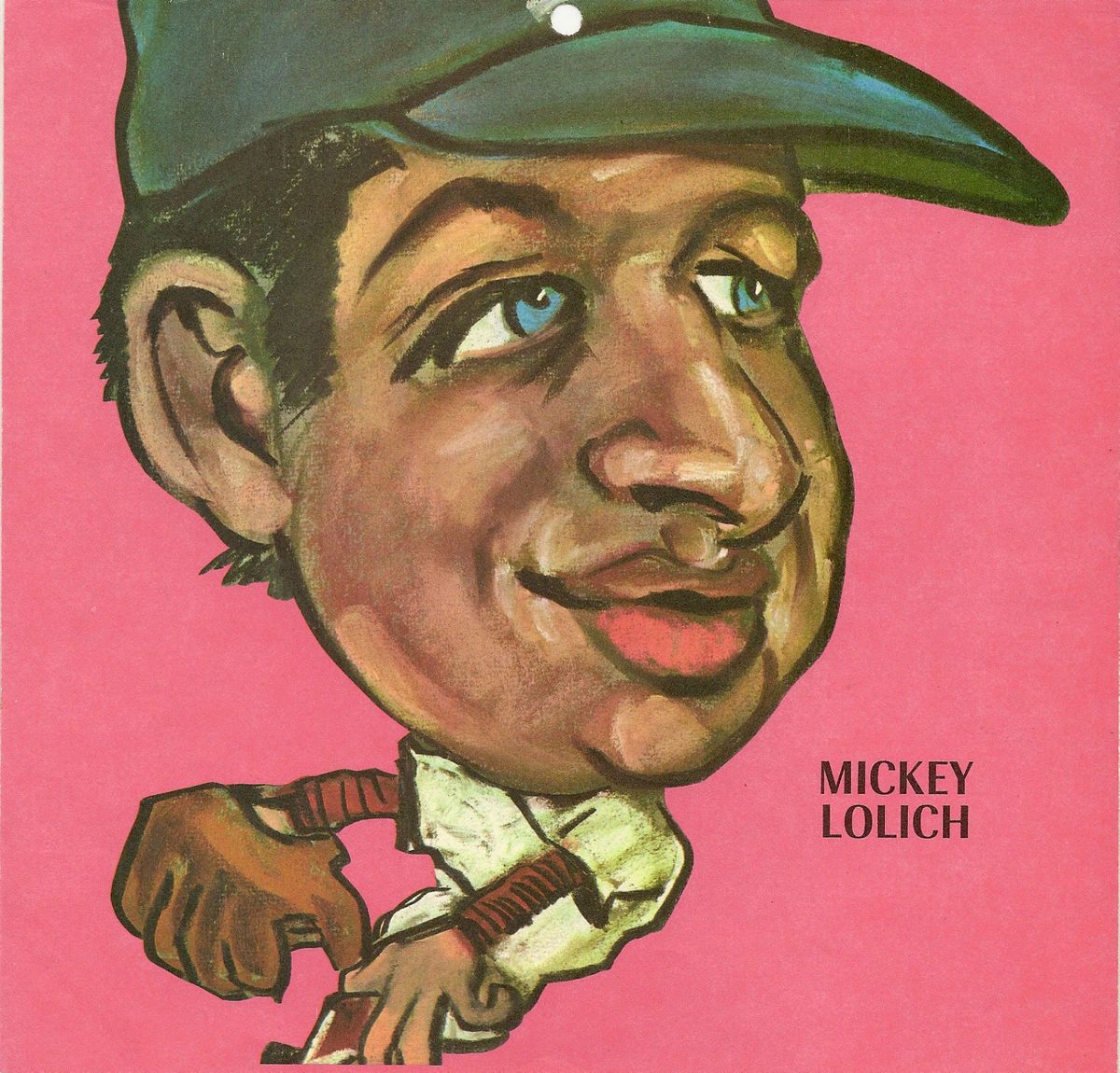 1968 Detroit Tigers Mickey Lolich Tasco Calendar