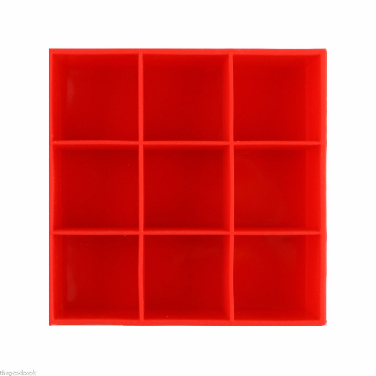 Dexas King Sized Cube Square Silicone Ice Cube Food Safe Icecube Tray