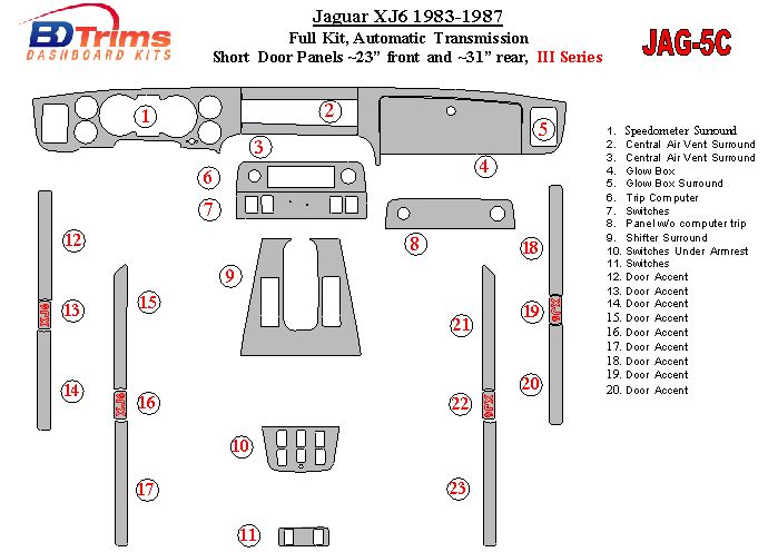 ONLY PIECES SHOWN ON THIS DIAGRAM WILL BE INCLUDED IN THE BOX.