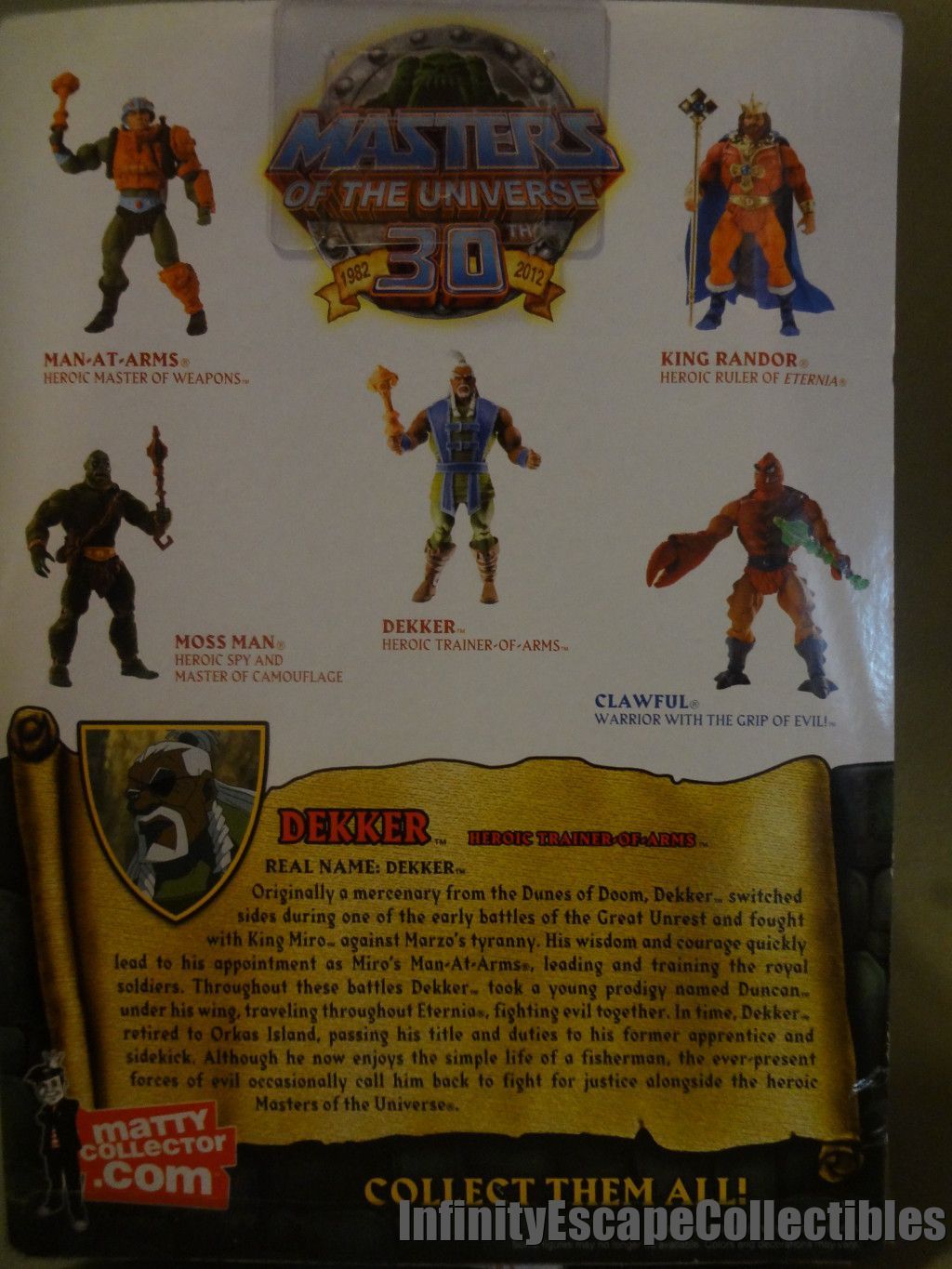 Masters of The Universe Classics Dekker MOTUC in Stock