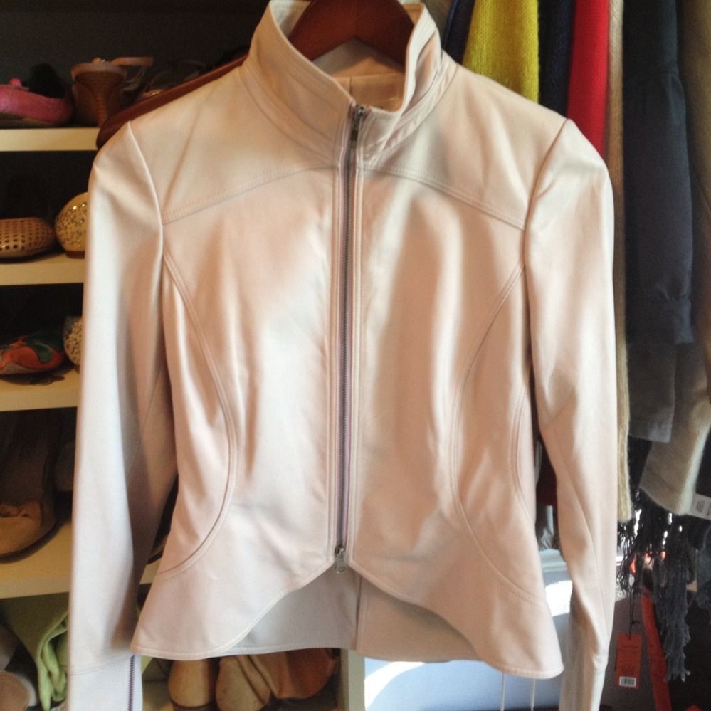 Diane Von Furstenberg Leather Jacket 6