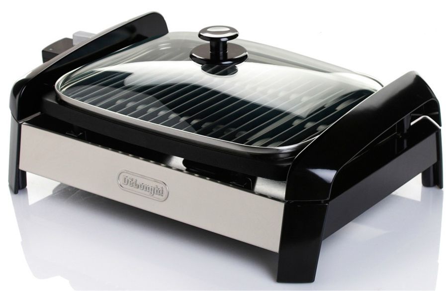 DeLonghi Esclusivo Indoor Grill with Glass Lid New Model BG35