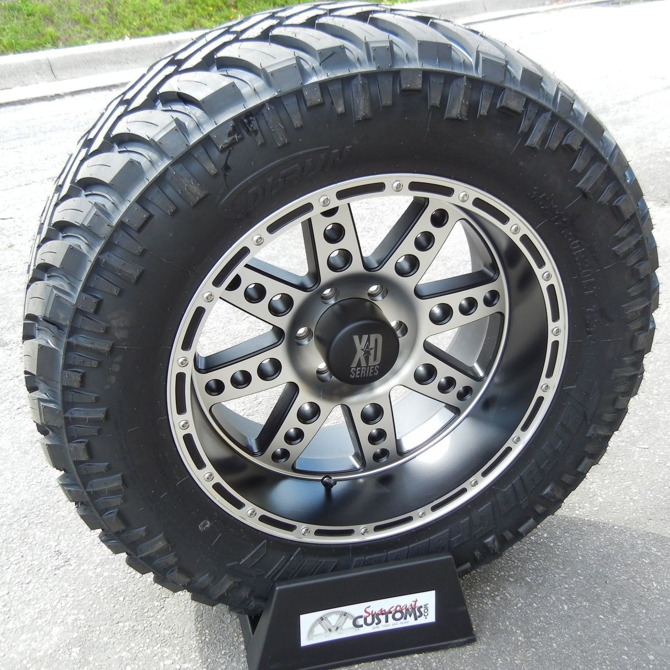 20 XD Diesel 35 Durun Terrain Grabber MT Tire RAM Silverado Sierra