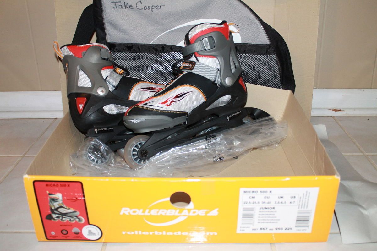 Rollerblade Micro 500 x Adjustable 4 7 Junior Rollerblades