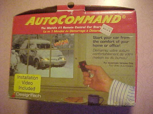 Autocommand Remote Control Car Starter, Complete Factory Package with