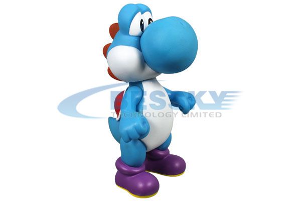 nintendo super mario bros yoshi figure dinosaur blue