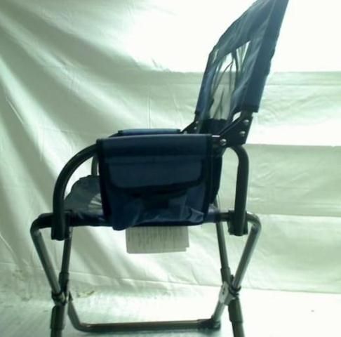 GCI Outdoor Xpress Lounger Directors Chair Midnight