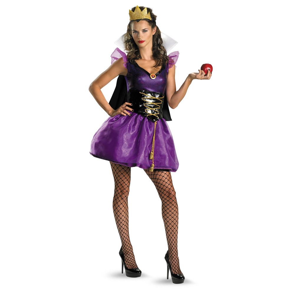 Disney Evil Queen Sexy Costume Dress Adult New